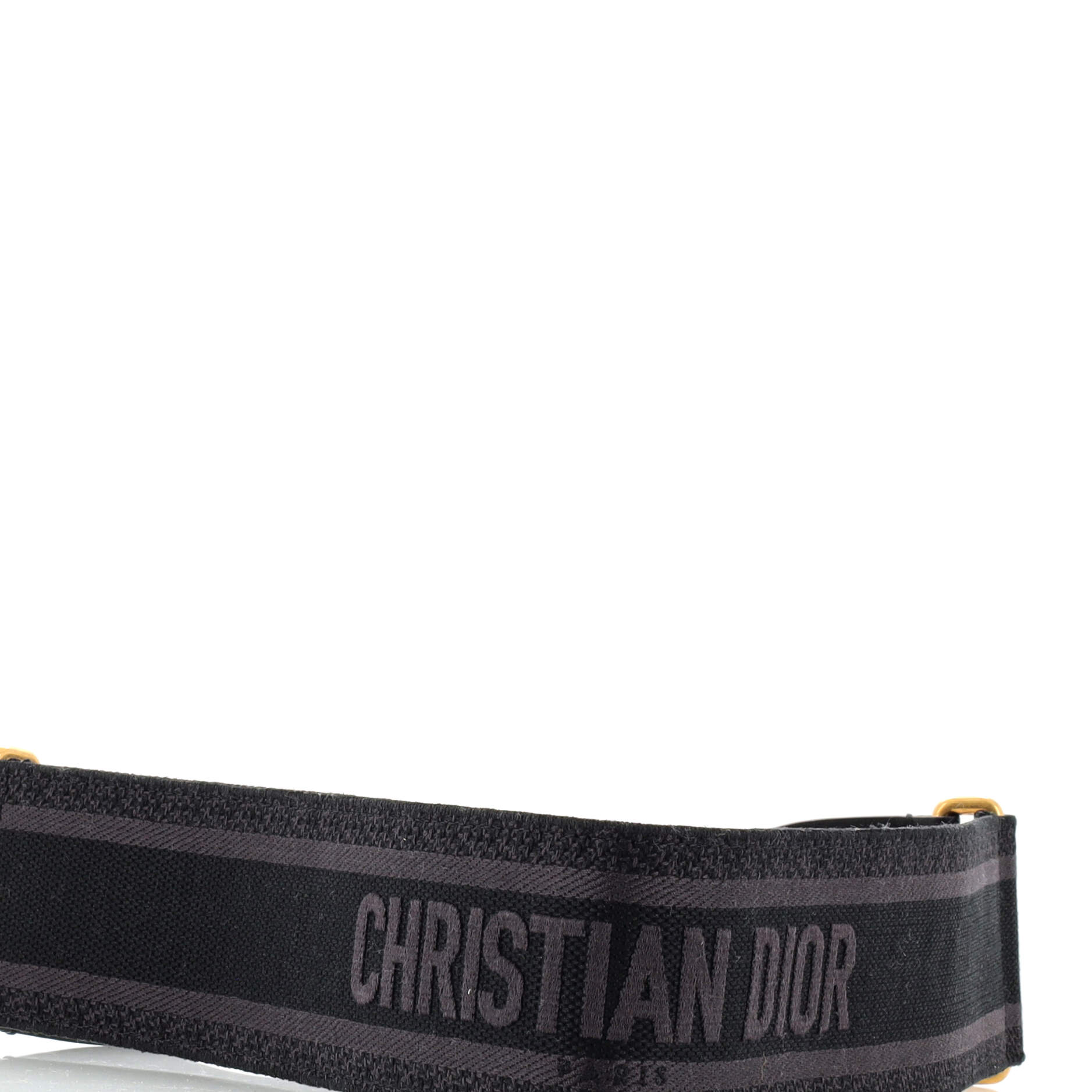 Logo Belt Embroidered Canvas Extra Wide 80