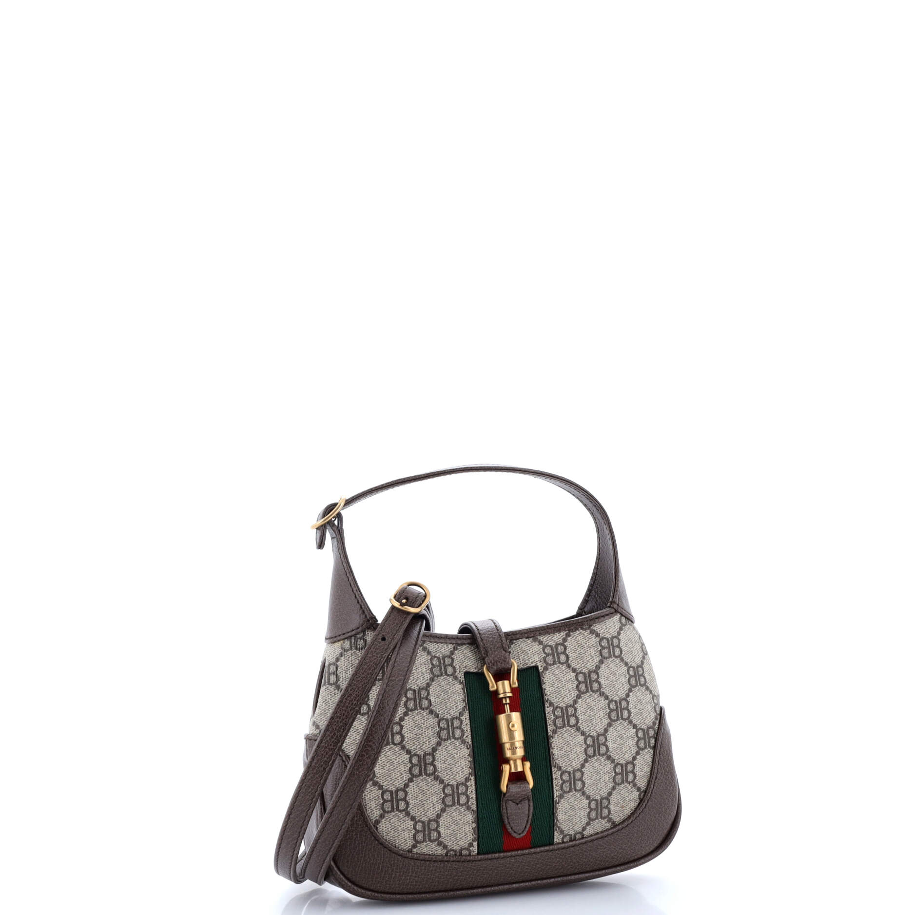 x Gucci The Hacker Project Jackie 1961 Hobo BB Coated Canvas Mini