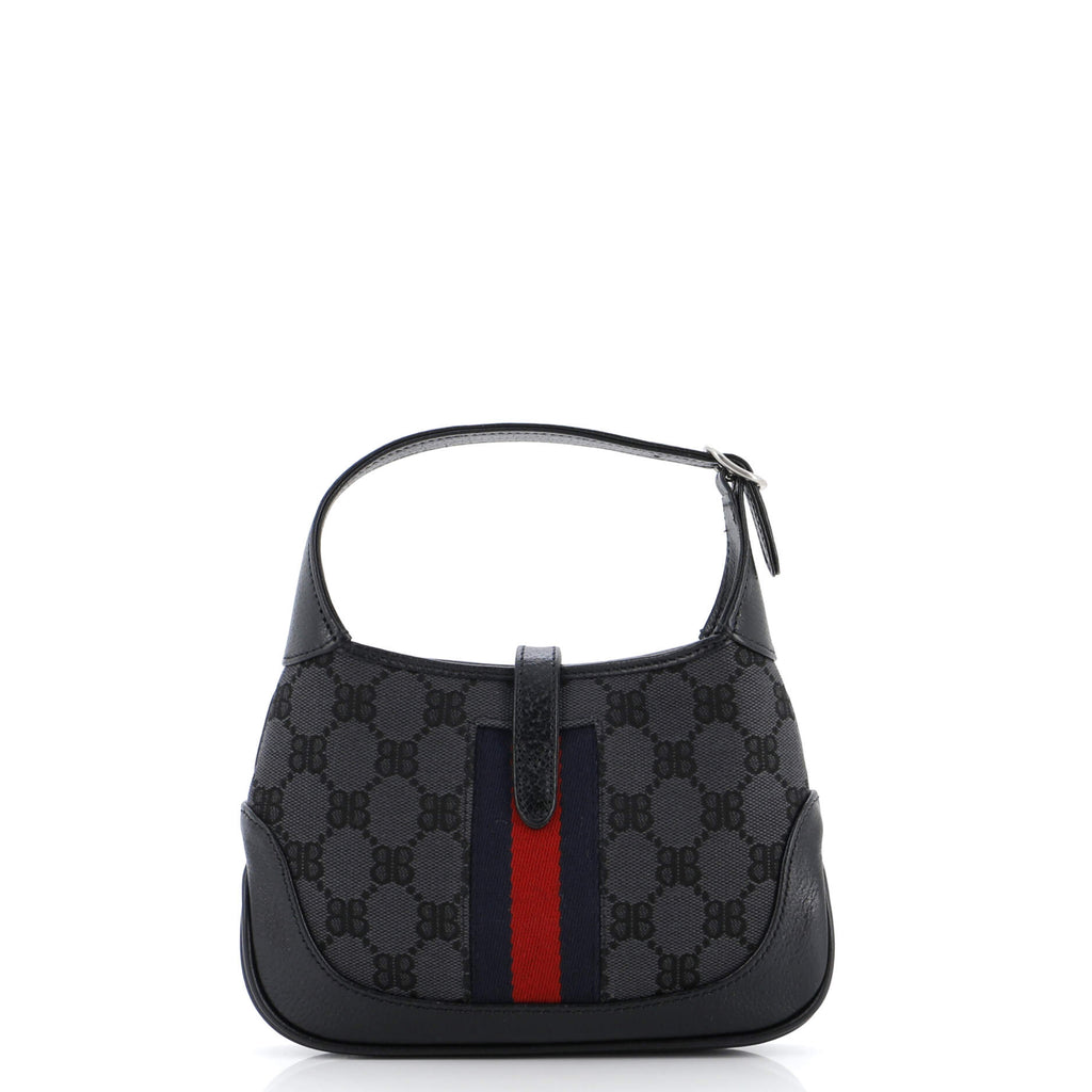 x Gucci The Hacker Project Jackie 1961 Hobo BB Canvas Mini