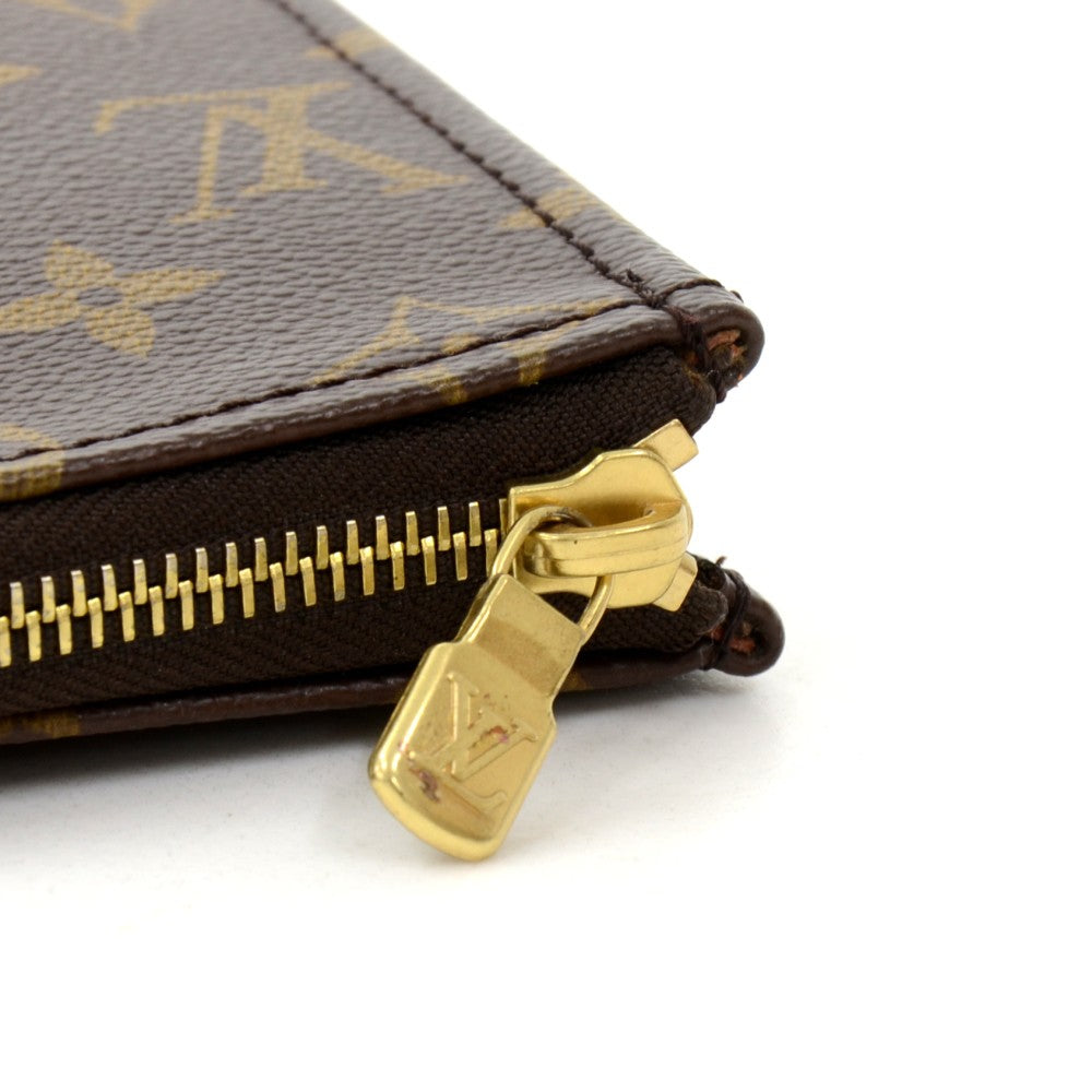 Louis Vuitto Poche Documents Portfolio Monogram Canvas Clutch Bag