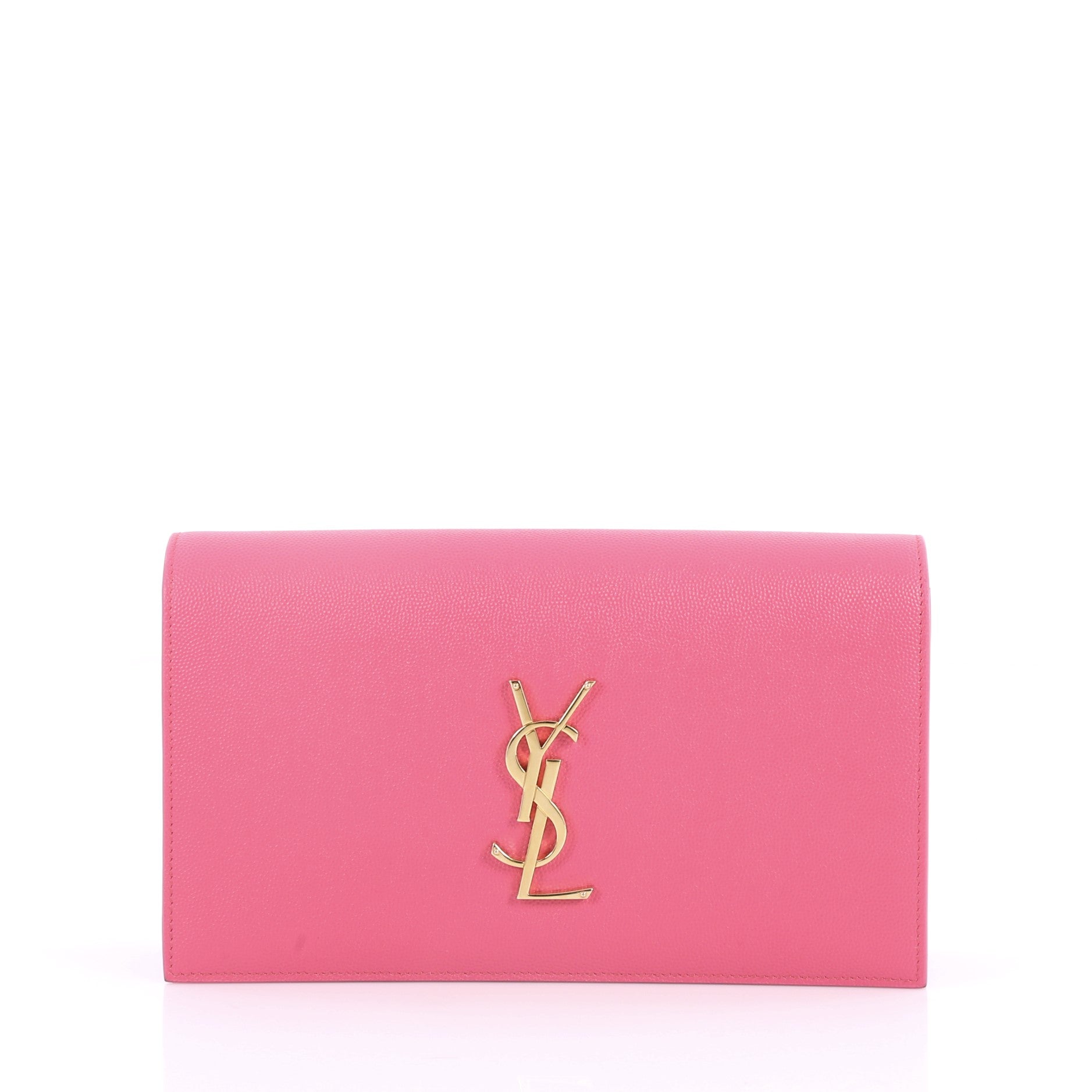 Classic Monogram Clutch Leather Large