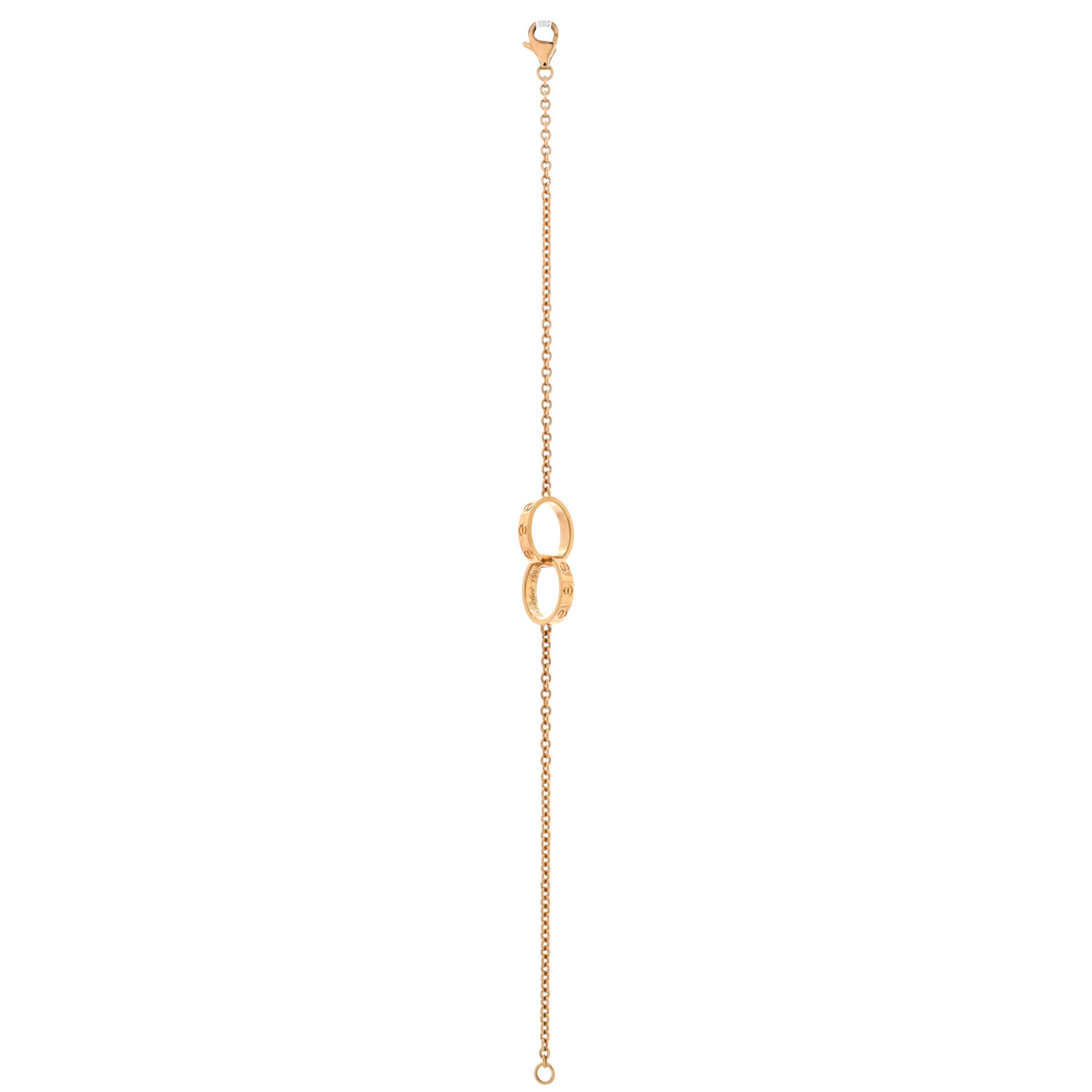 Love Interlocking Bracelet 18K Rose Gold