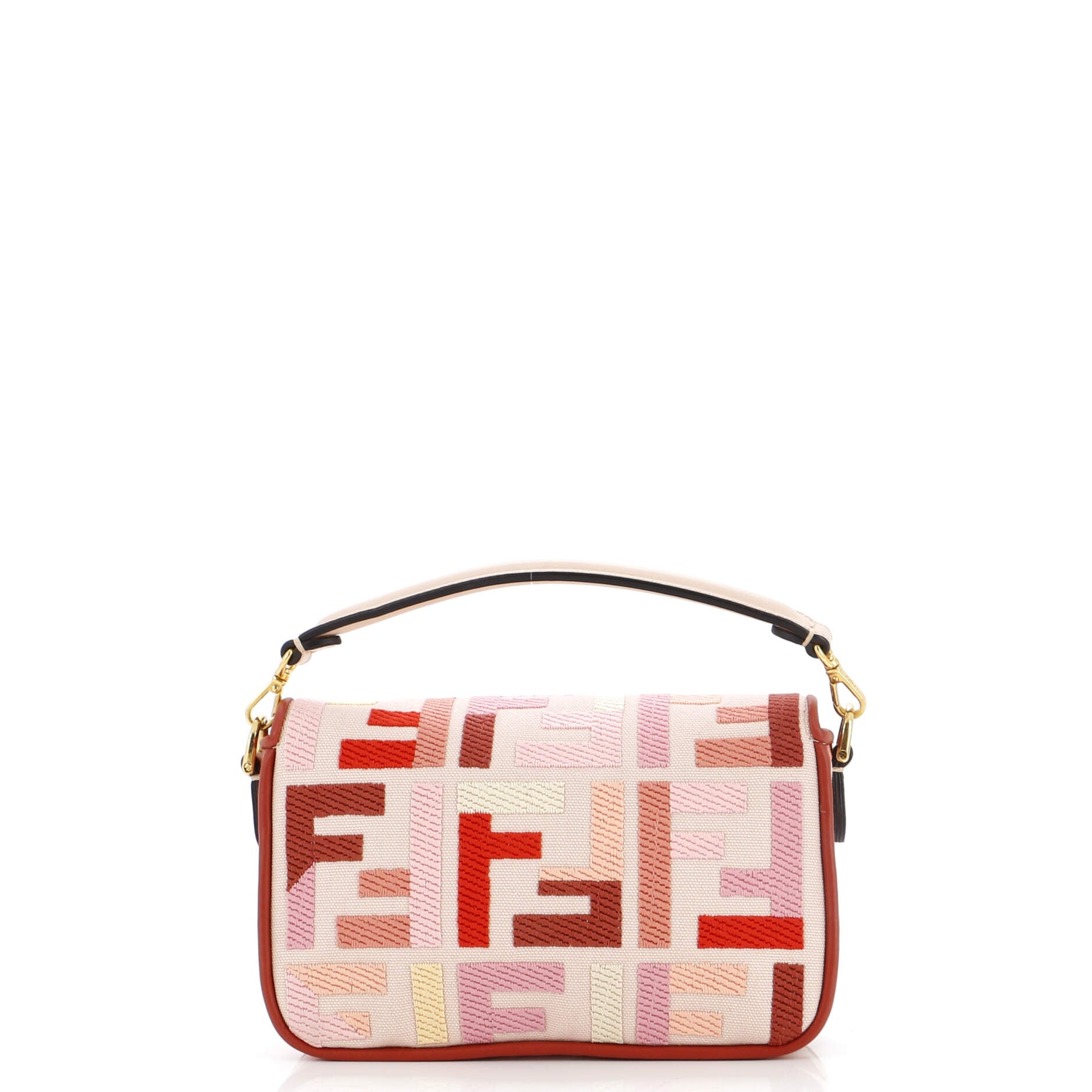 Baguette NM Bag Zucca Embroidered Canvas Mini