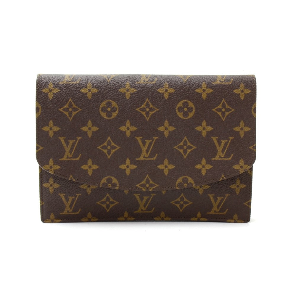 Louis Vuitto Pochette Rabat Monogram Canvas Clutch Bag