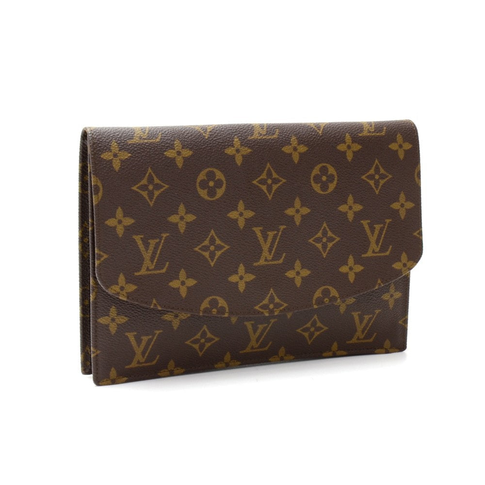 Louis Vuitto Pochette Rabat Monogram Canvas Clutch Bag