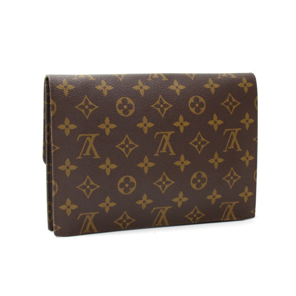 Louis Vuitto Pochette Rabat Monogram Canvas Clutch Bag