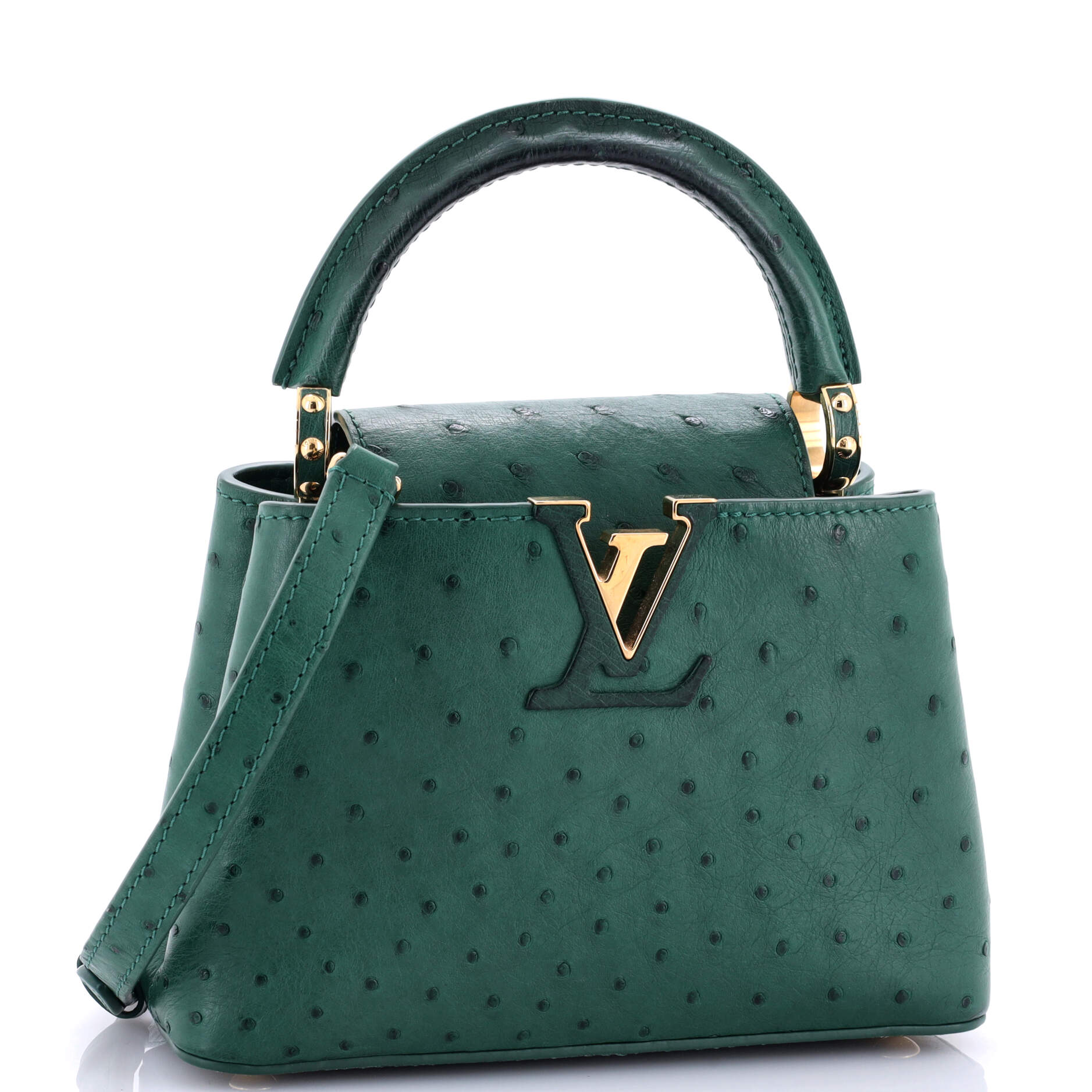 Capucines Bag Ostrich Mini