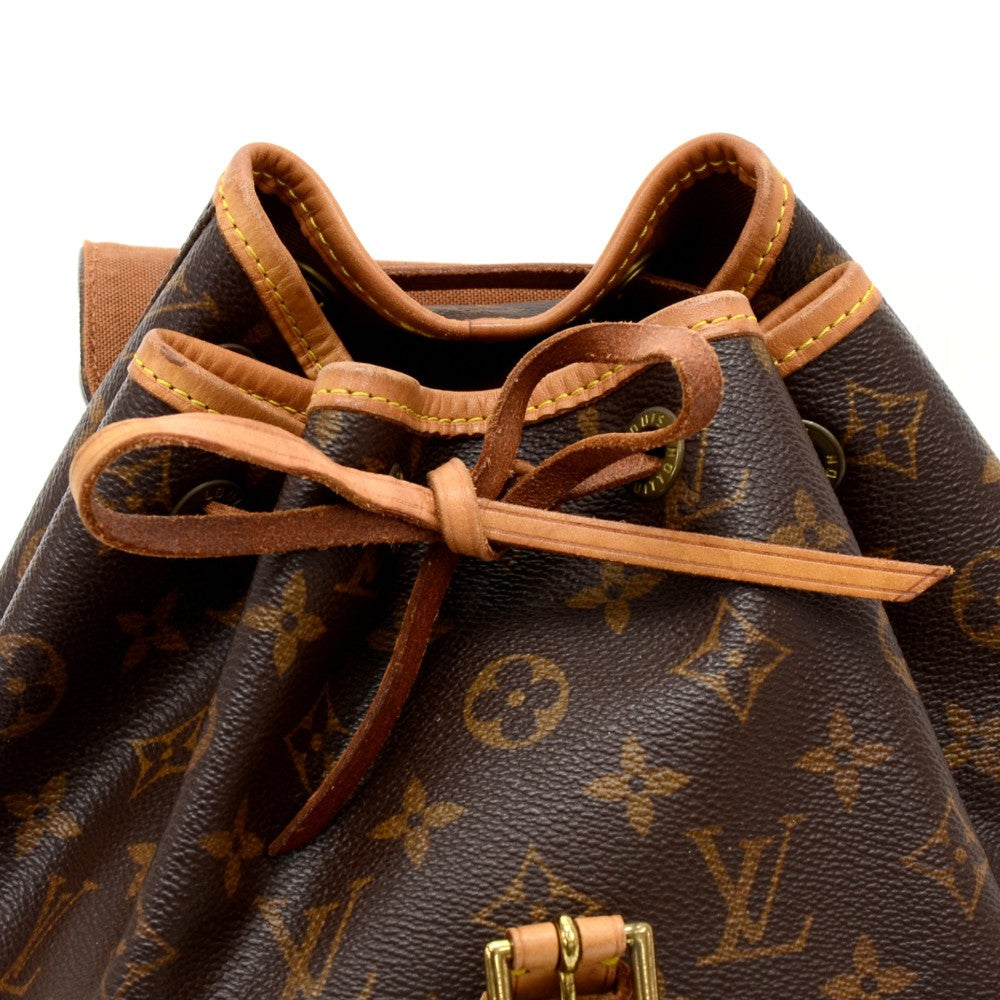 Louis Vuitto Montsouris MM Monogram Canvas Backpack
