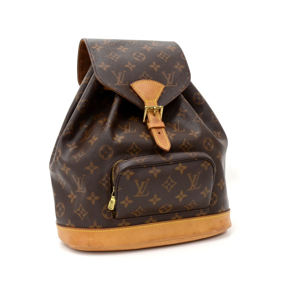 Louis Vuitto Montsouris MM Monogram Canvas Backpack