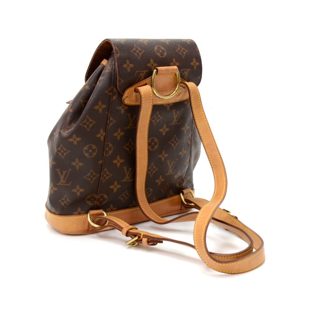 Louis Vuitto Montsouris MM Monogram Canvas Backpack