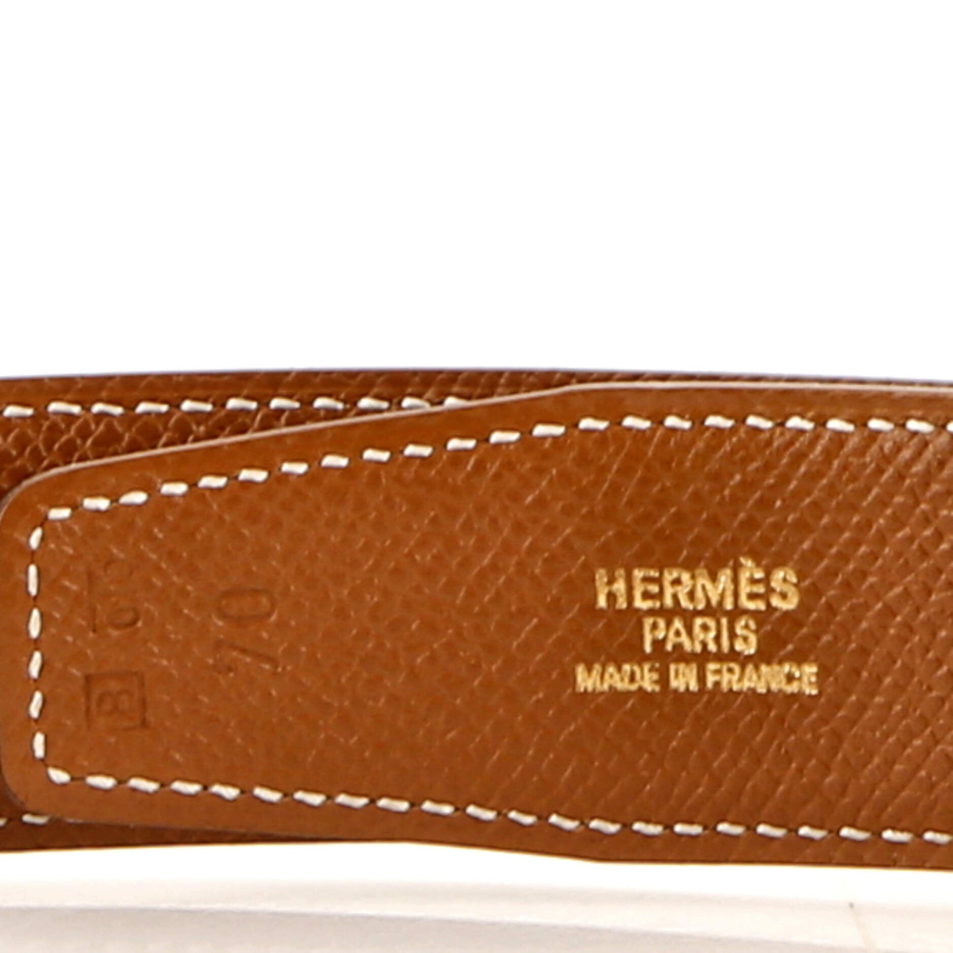 Horsebit H Reversible Belt Leather Wide 70