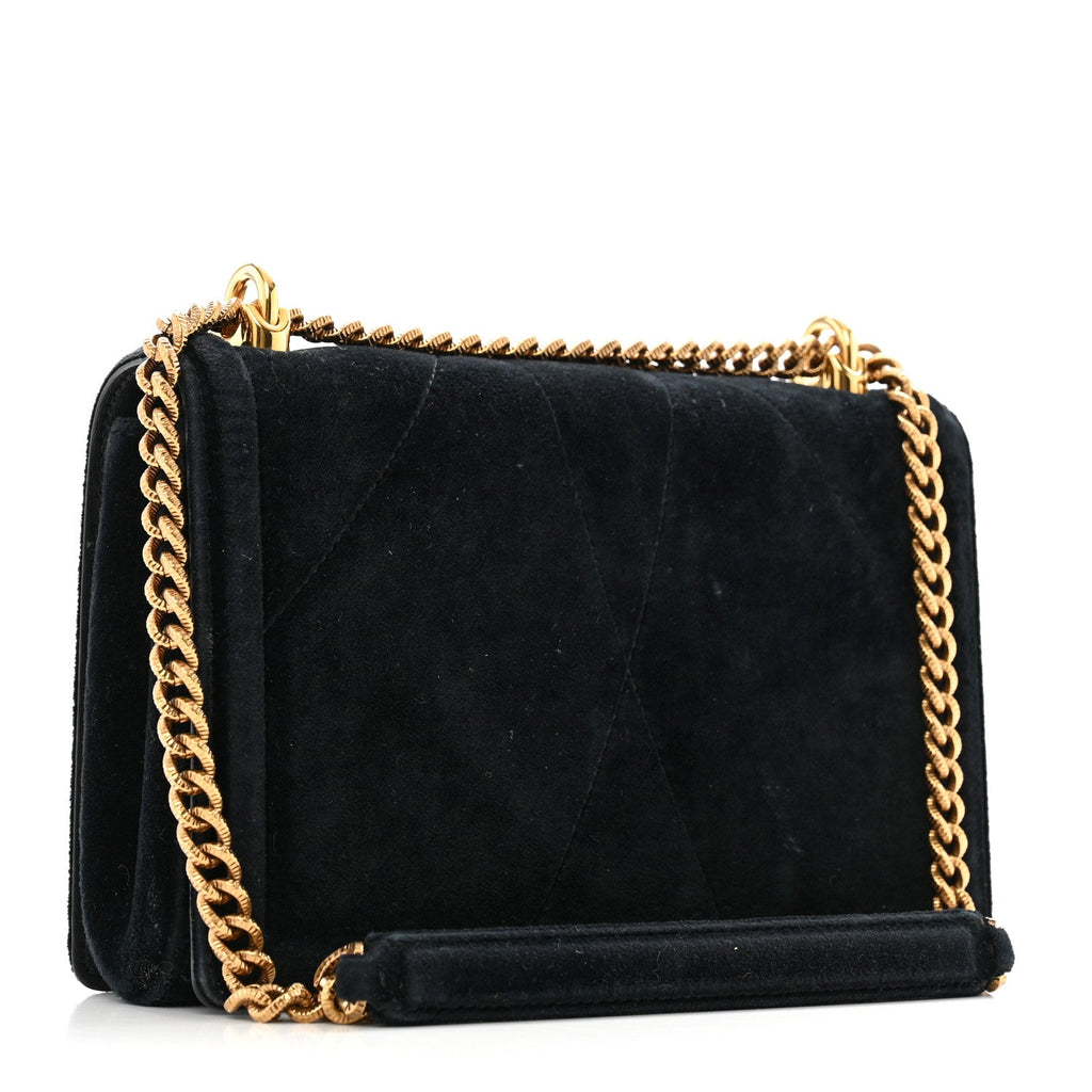 Velvet Medium Devotion Crossbody Bag Black