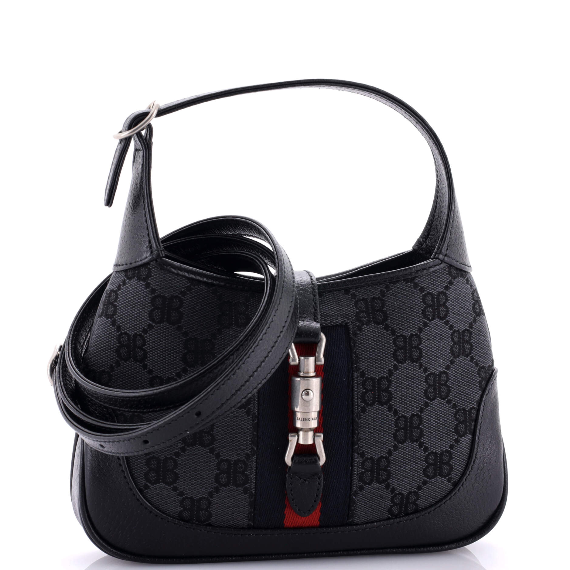 x Gucci The Hacker Project Jackie 1961 Hobo BB Canvas Mini