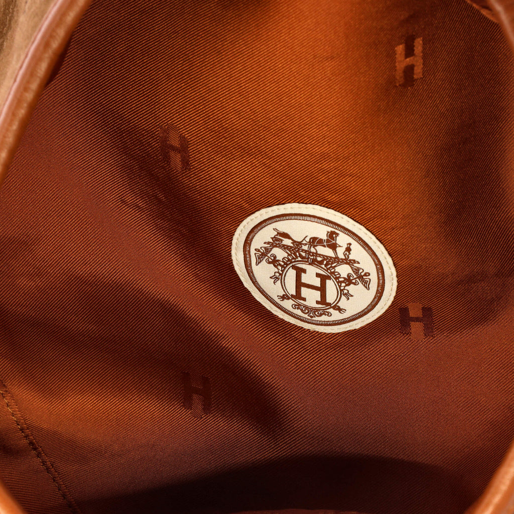 Saint-Honore Charms Beret Embroidered Cashmere with Leather