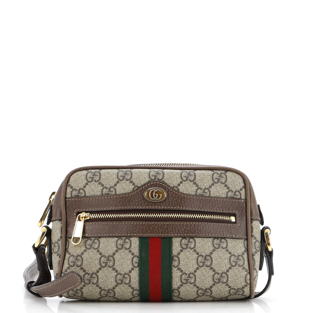 Ophidia Shoulder Bag GG Coated Canvas Mini