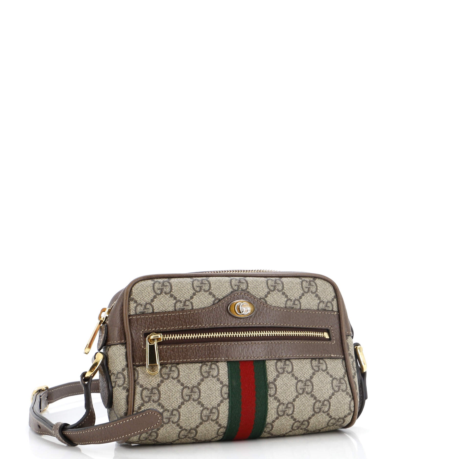 Ophidia Shoulder Bag GG Coated Canvas Mini