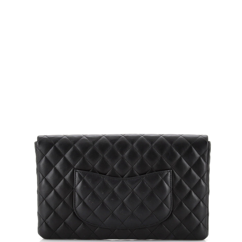 Classic Flap Clutch Quilted Lambskin