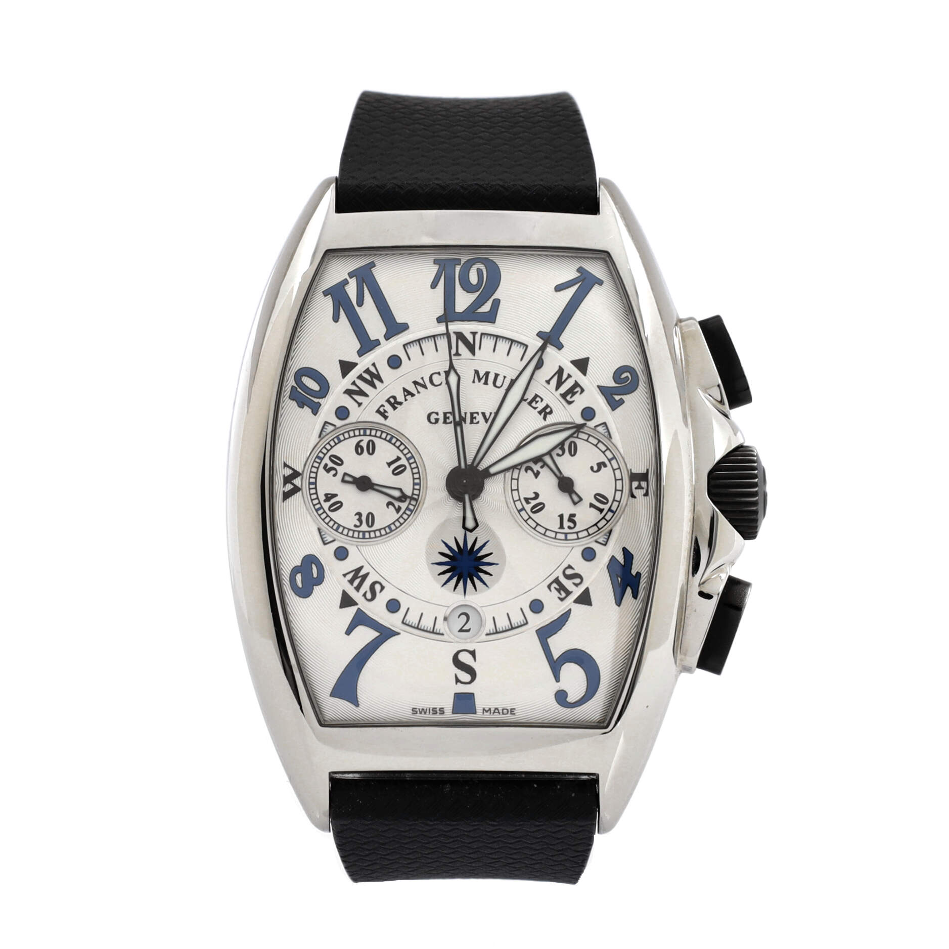 Mariner Chronograph Automatic Watch Stainless Steel and Rubber 42