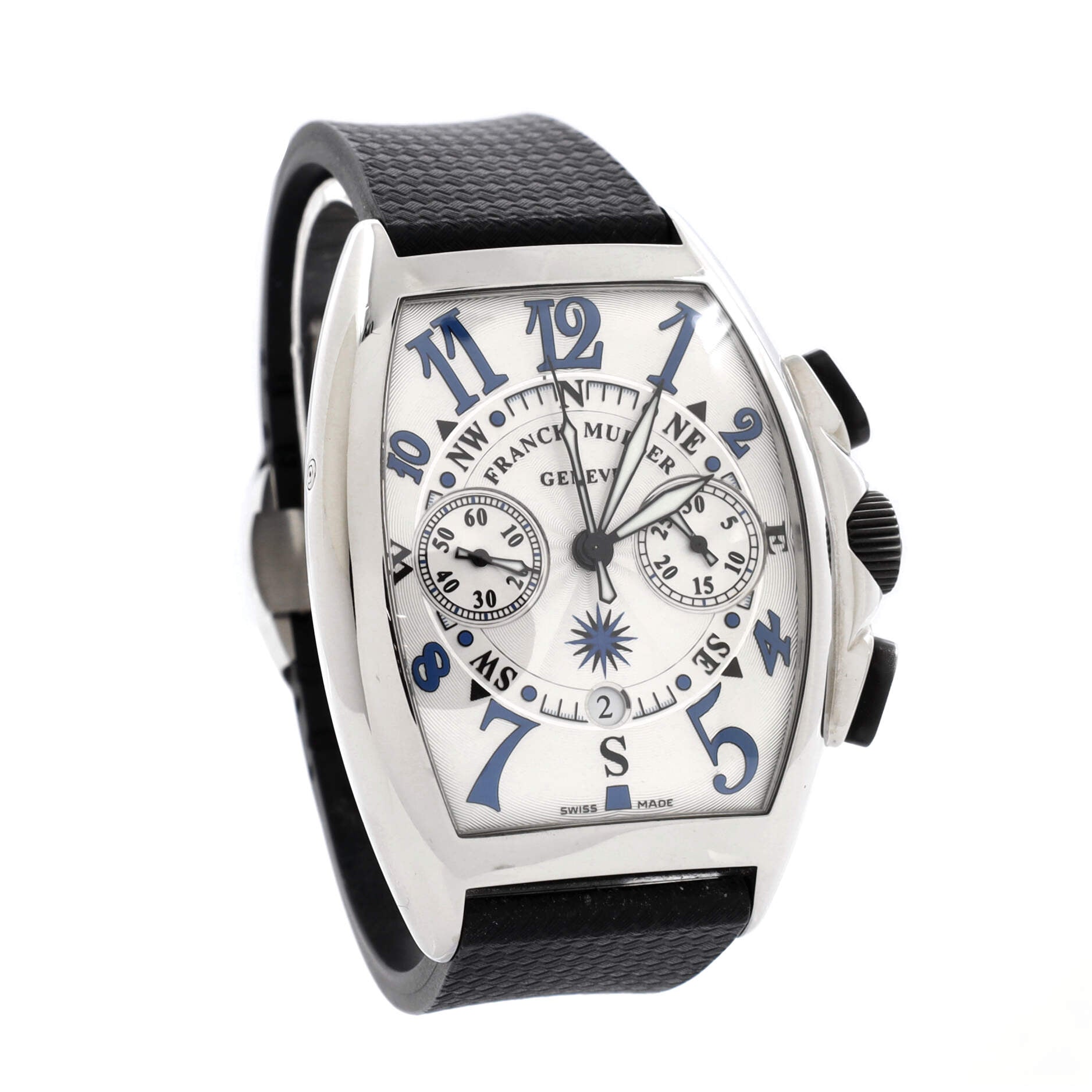 Mariner Chronograph Automatic Watch Stainless Steel and Rubber 42