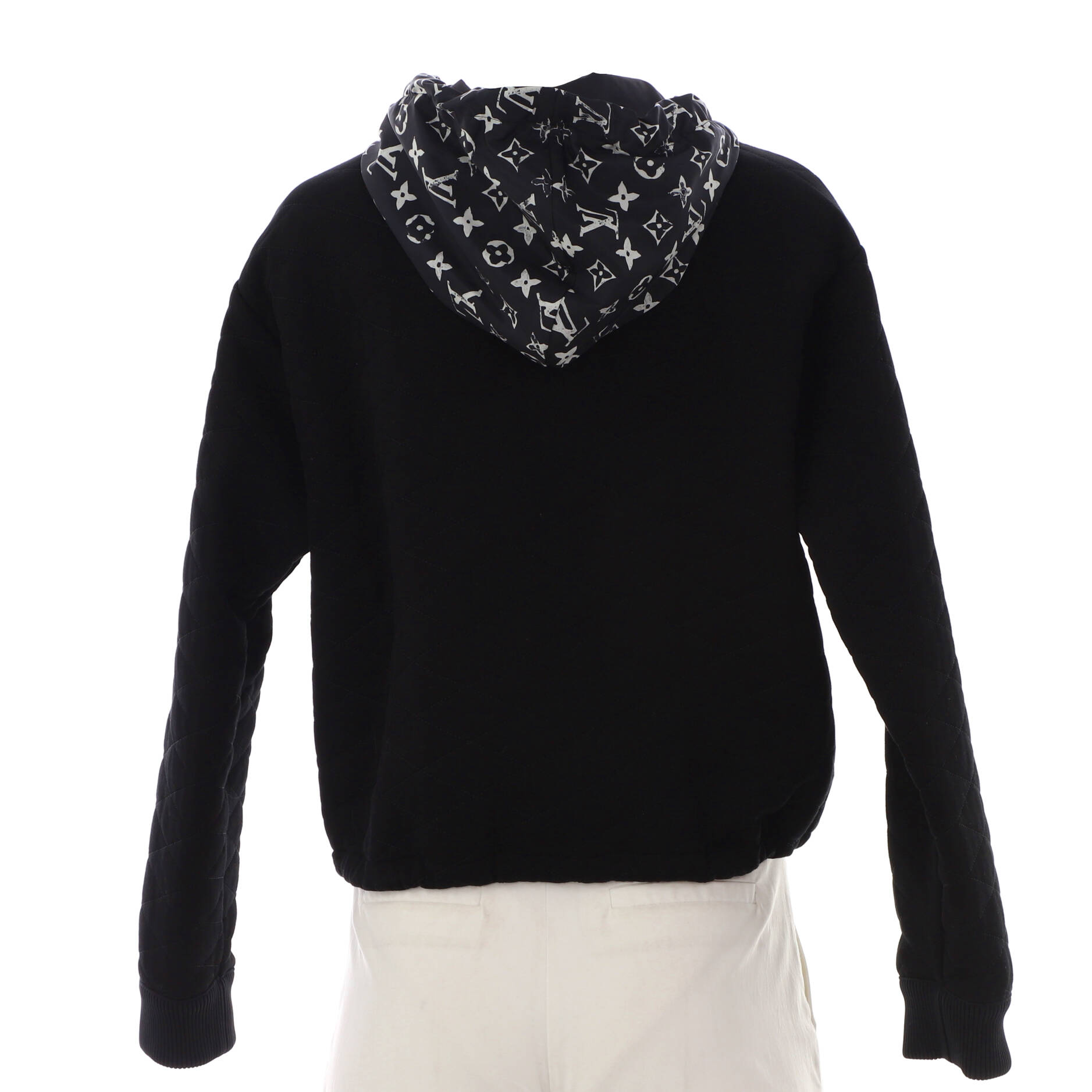 Women's Zip Up Hoodie Quilted Cotton Blend