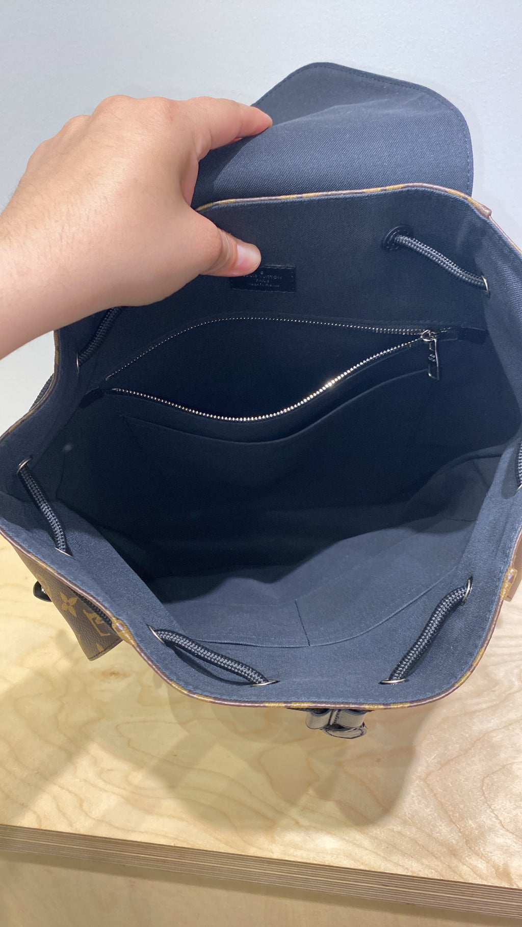 Louis Vuitton Christopher Backpack Macassar Monogram Canvas PM