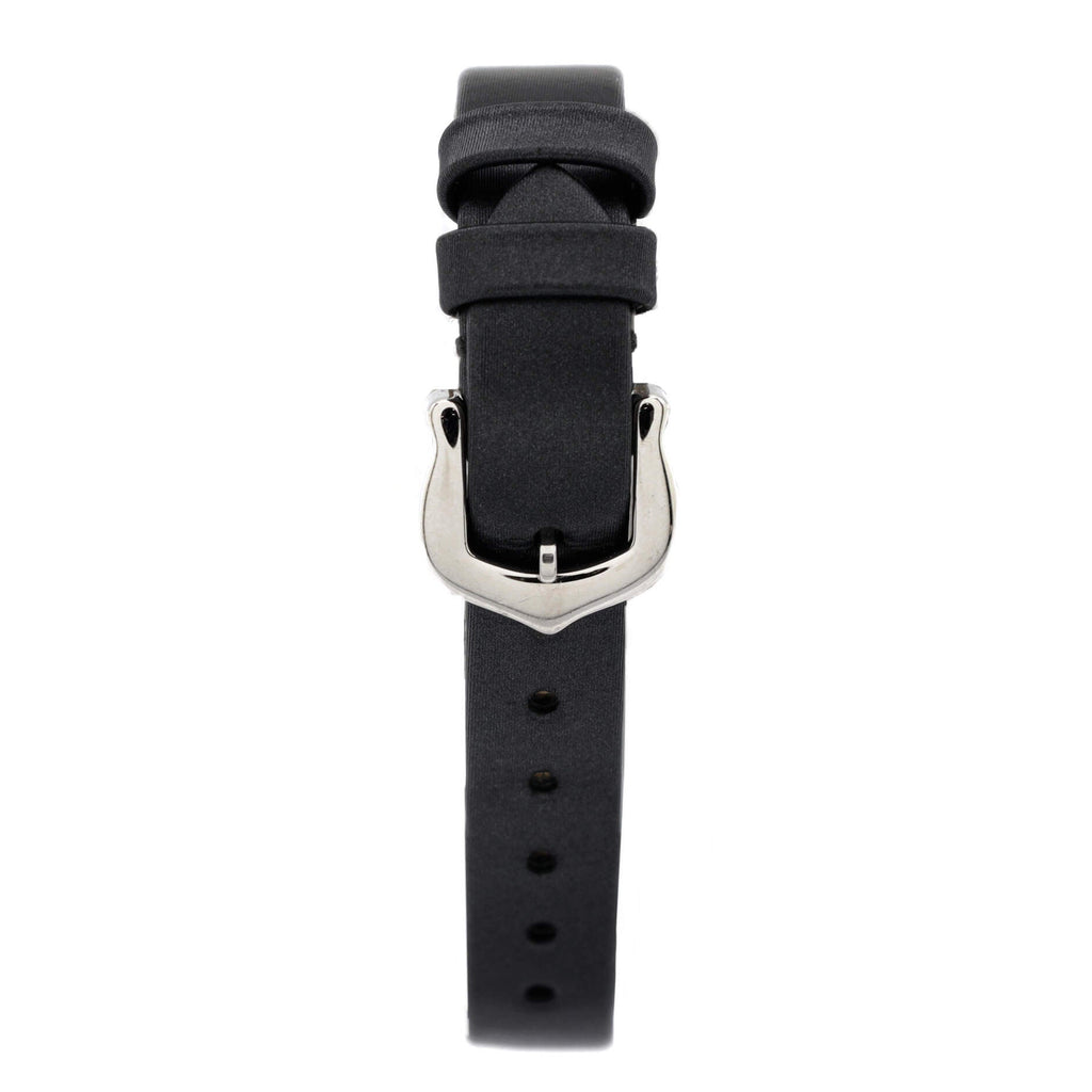 Baignoire Quartz Watch White Gold and Satin with Diamond Bezel 20