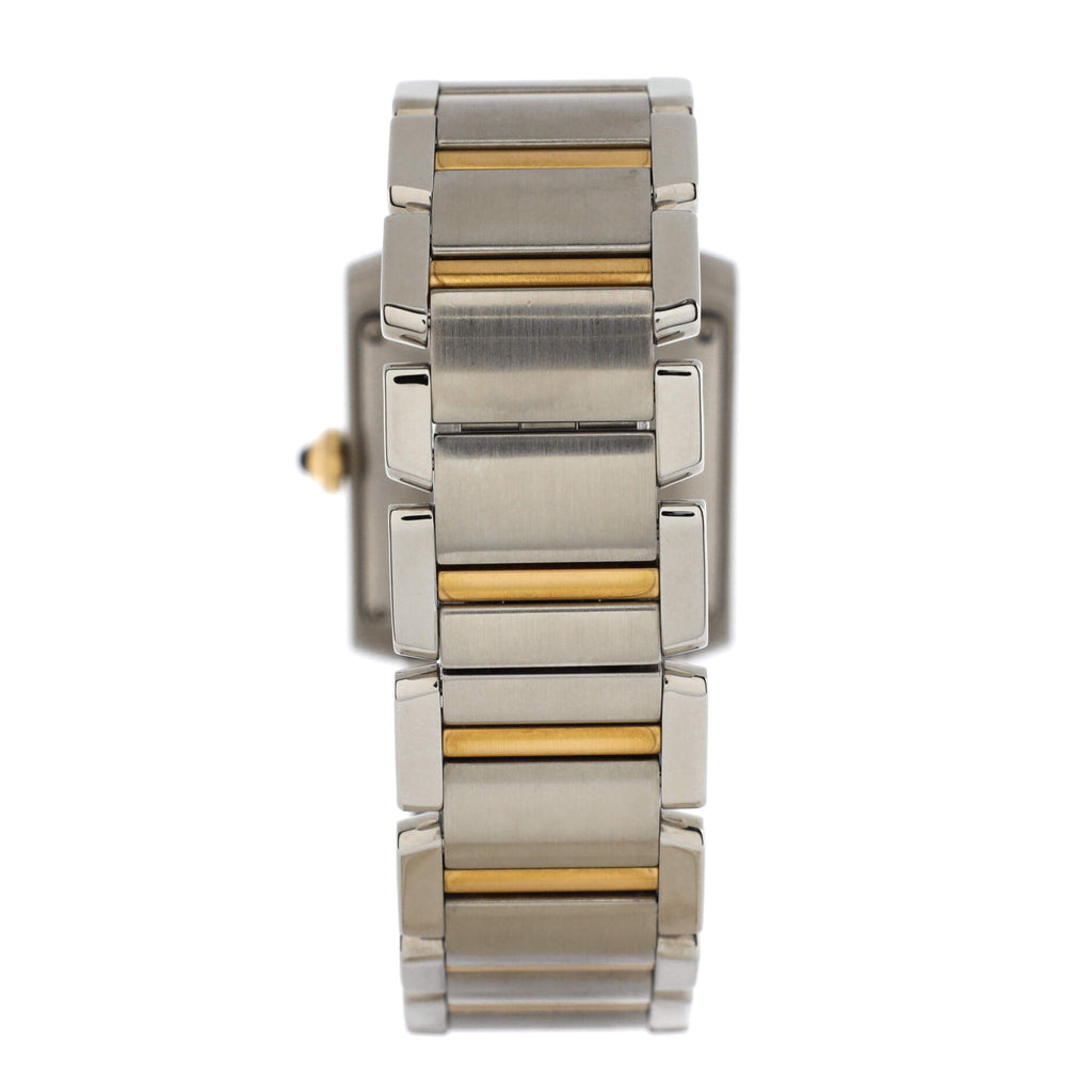 Tank Francaise Automatic Watch Stainless Steel and Yellow Gold 28
