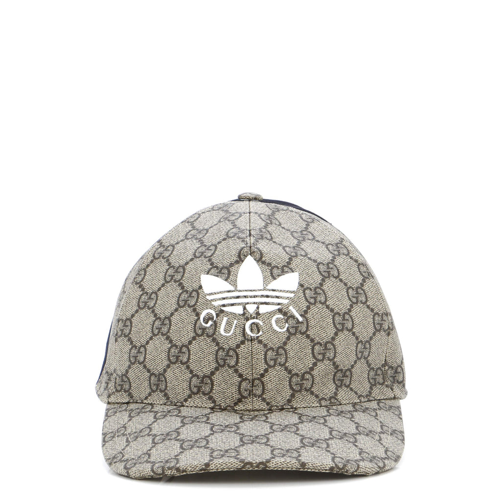 x adidas Double Sided Baseball Cap Embroidered GG Coated Canvas and Canvas