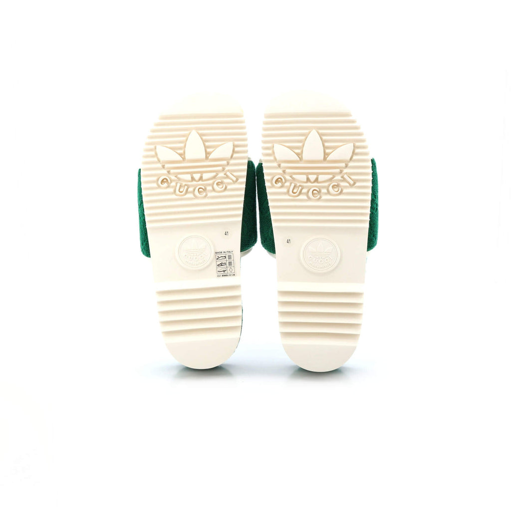 x Adidas Women's Platform Slide Sandals Terry Cloth