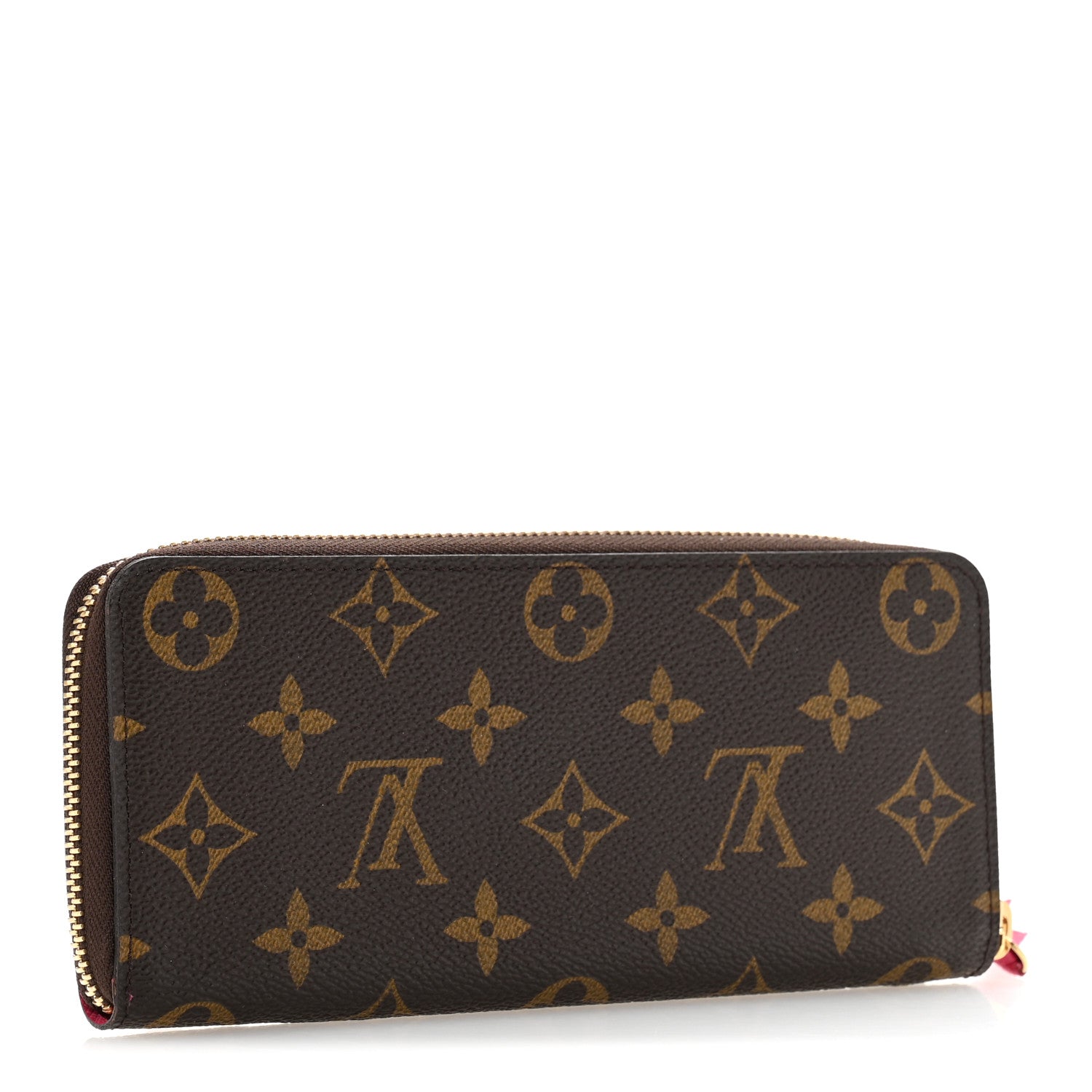 Monogram Clemence Wallet Fuchsia