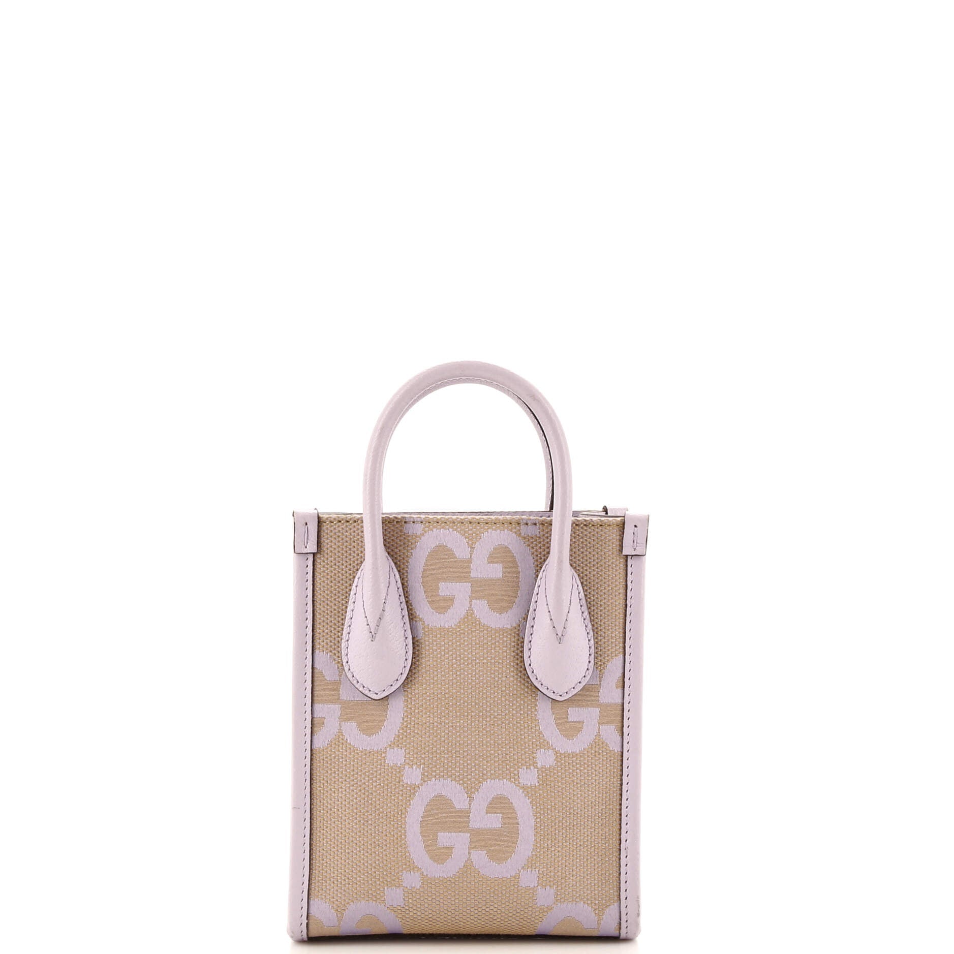 Vertical Tote Jumbo GG Canvas Mini