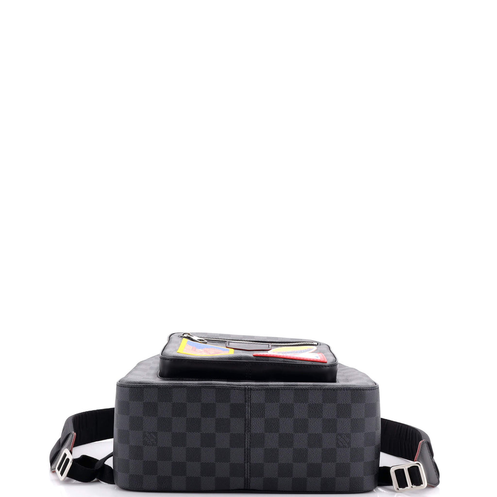 Louis Vuitton Josh Backpack Alps Patches Damier Graphite