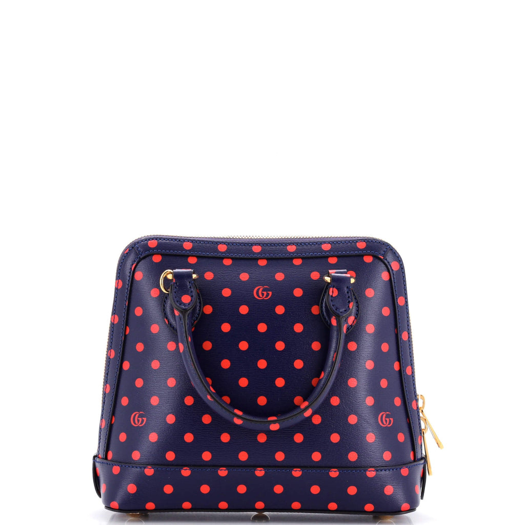 Horsebit 1955 Top Handle Bag Printed Leather Small