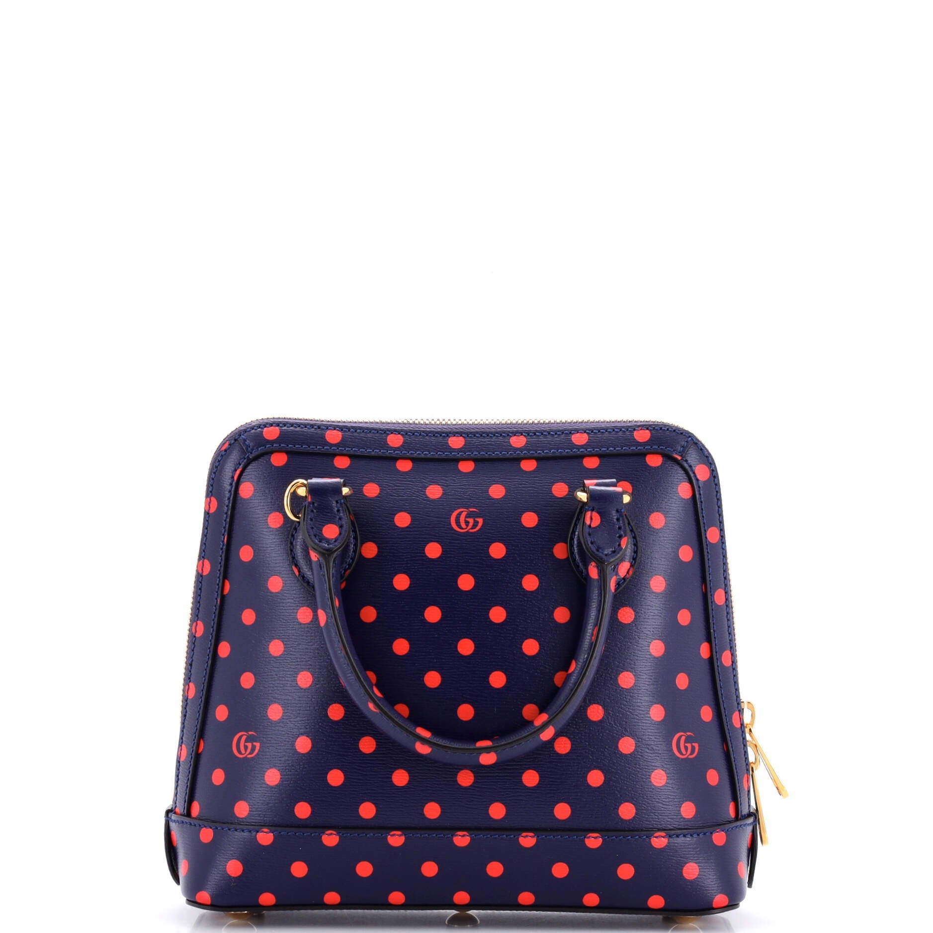 Horsebit 1955 Top Handle Bag Printed Leather Small