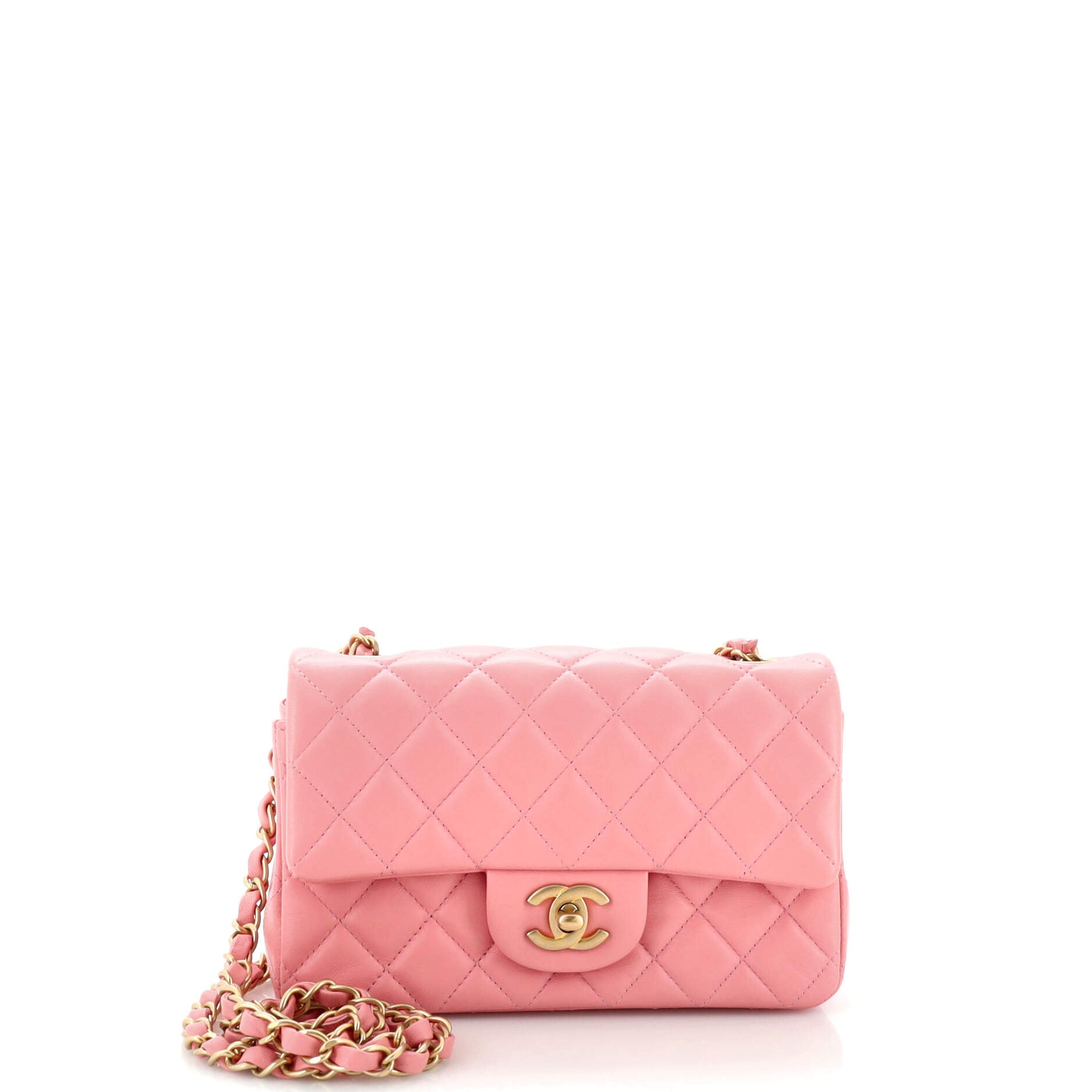 Classic Single Flap Bag Quilted Lambskin Mini