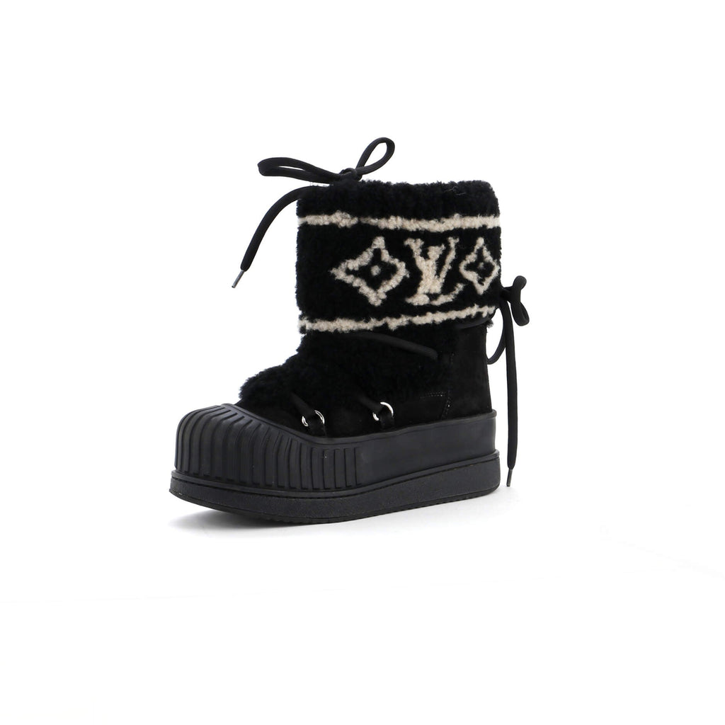Women's Polar Flat Half Boots Shearling