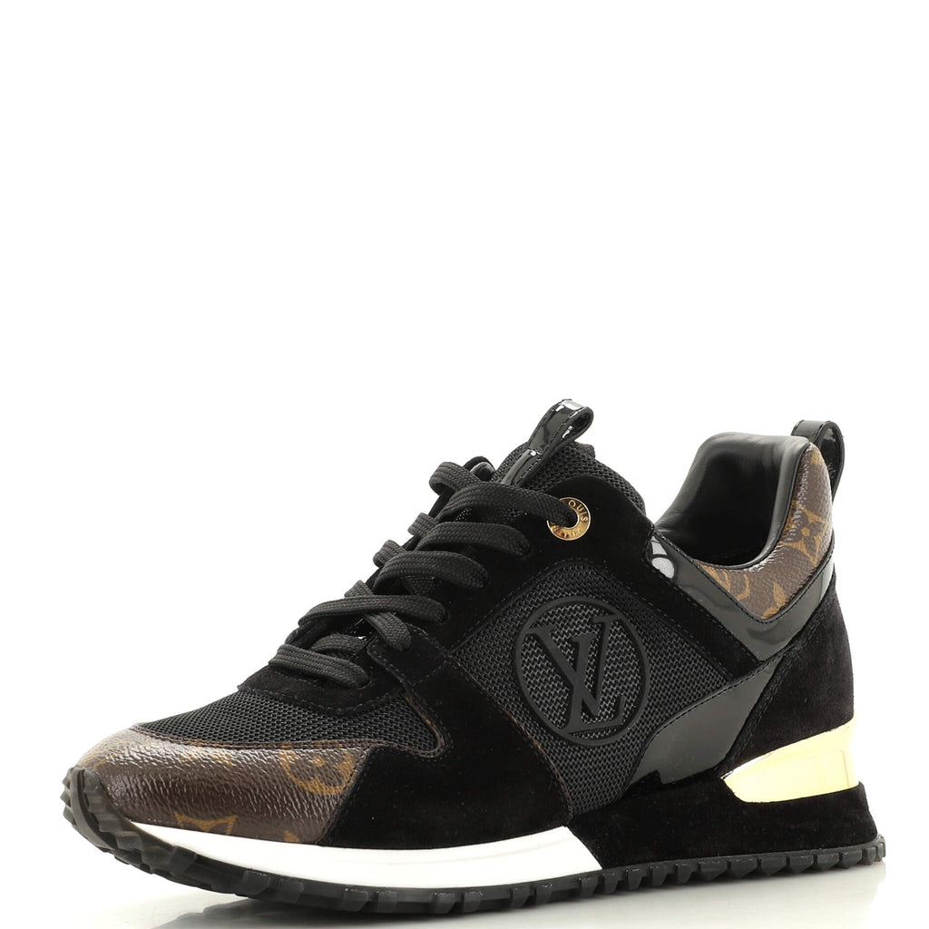 Women's Run Away Sneakers Mesh with Monogram Canvas and Suede