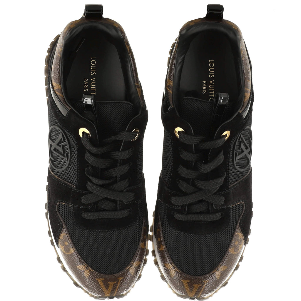 Women's Run Away Sneakers Mesh with Monogram Canvas and Suede