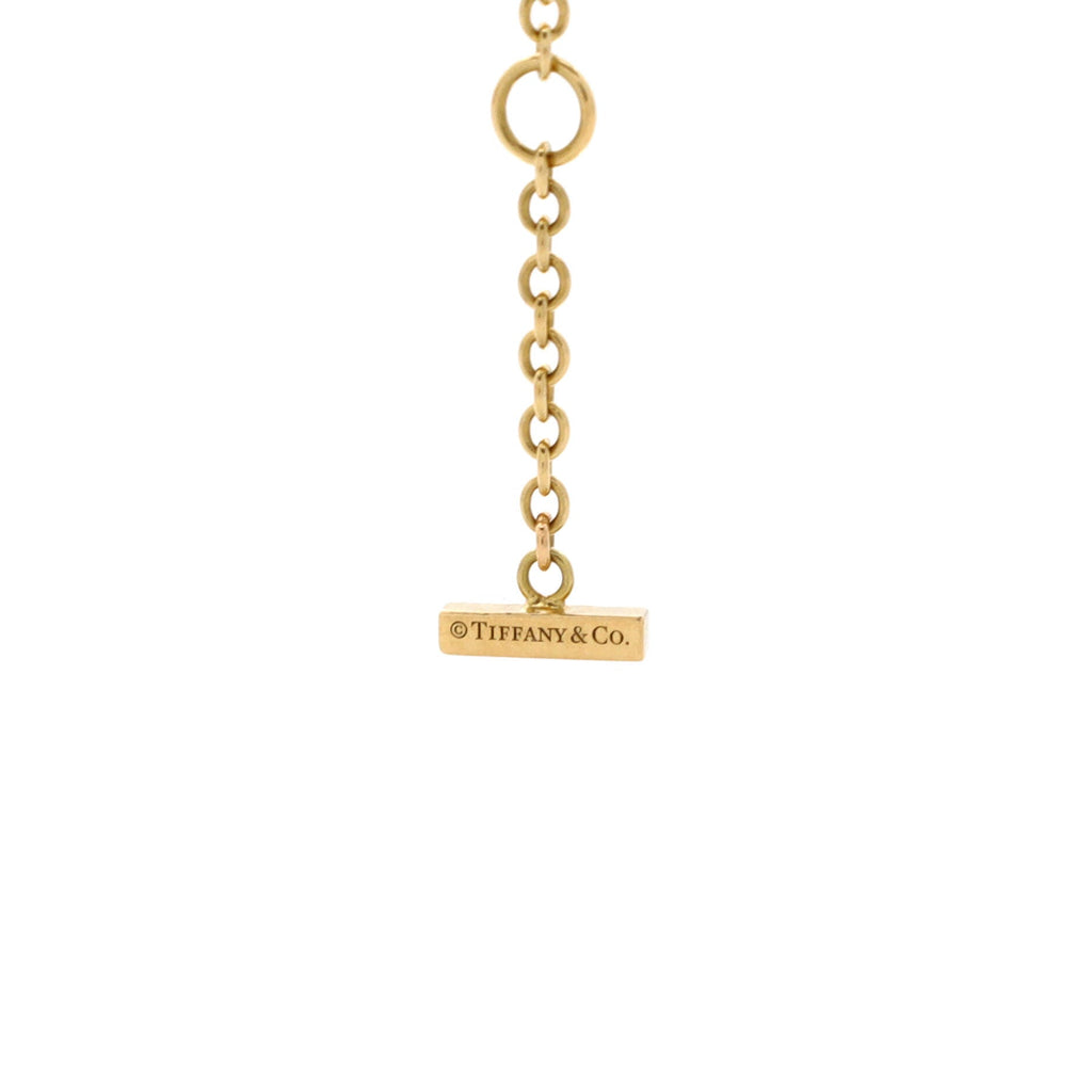 T Smile Chain Bracelet 18K Yellow Gold Medium