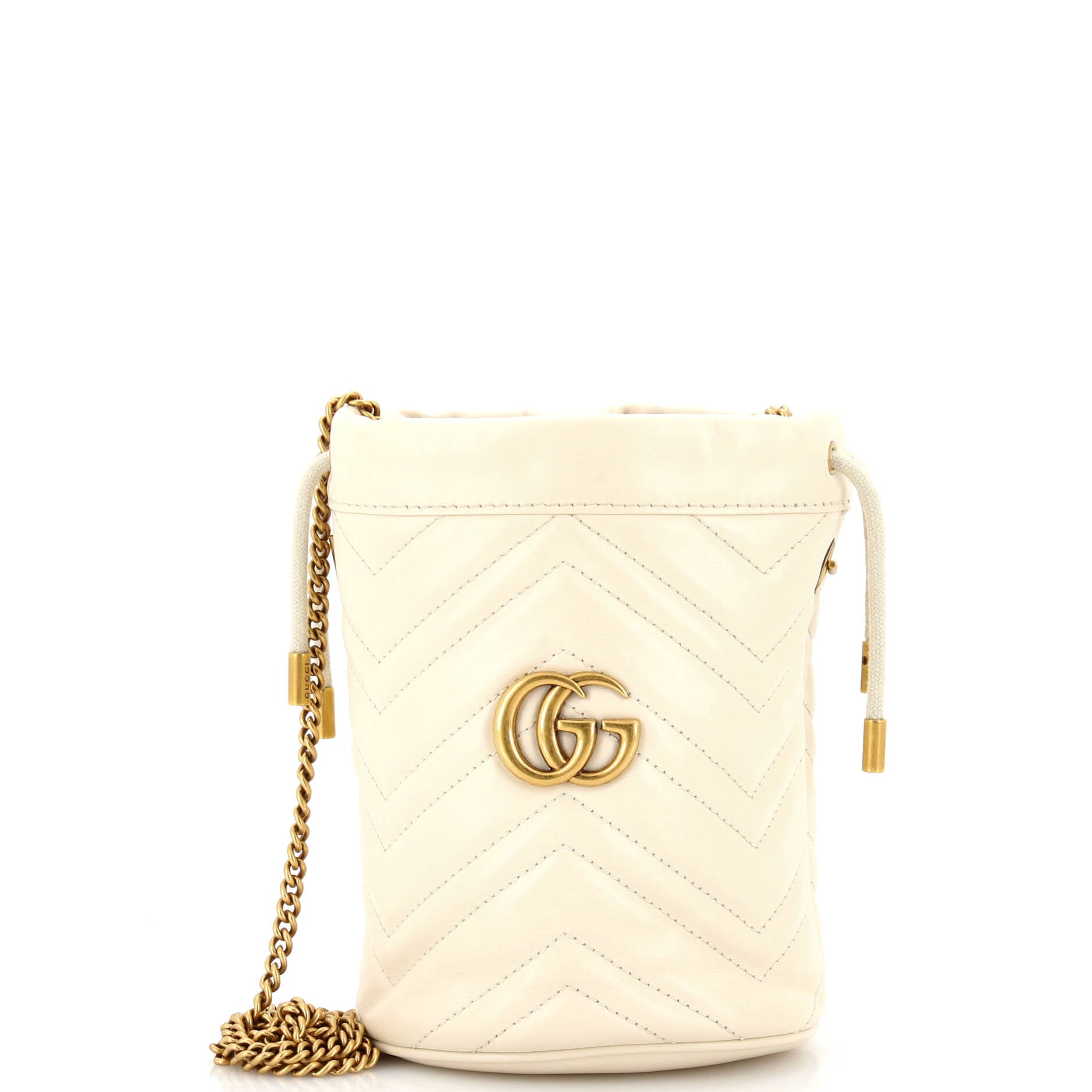 GG Marmont Bucket Bag Matelasse Leather Mini