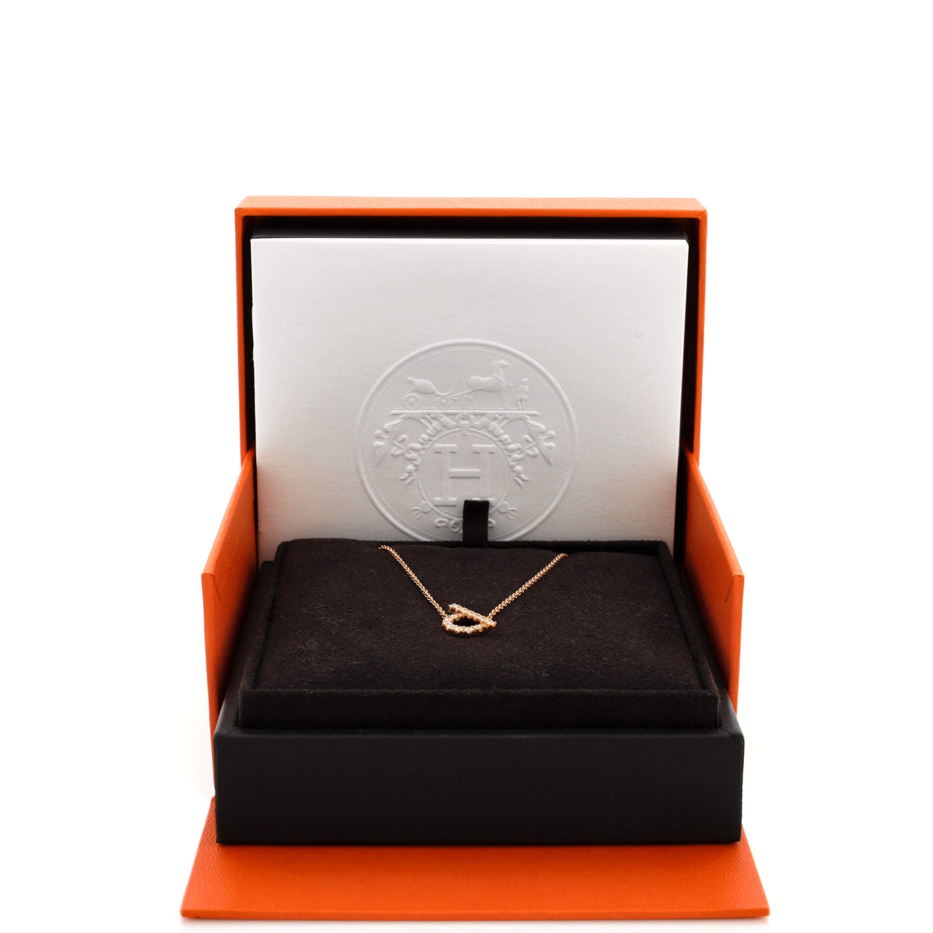 Finesse Pendant Necklace 18K Rose Gold and Diamonds