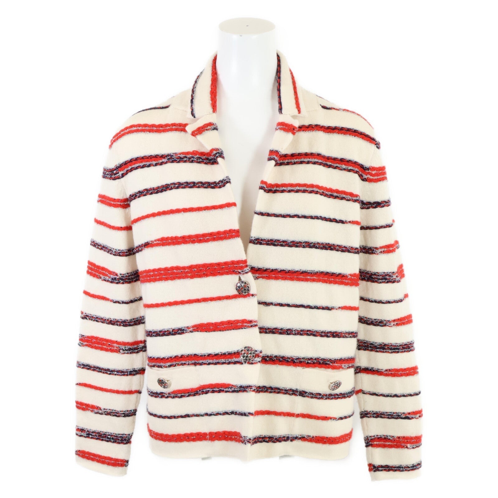 Chanel P64262K60201 Cashmere Knit Jacket