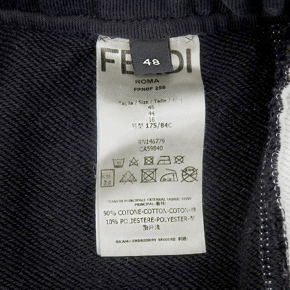 Fendi Cotton Sideline Patch Track Pants