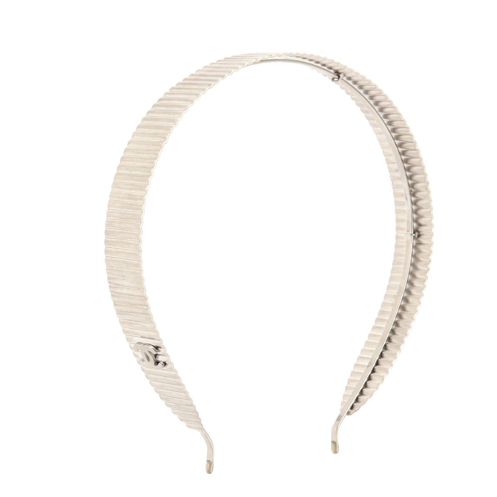 Ribbed CC Headband Metal