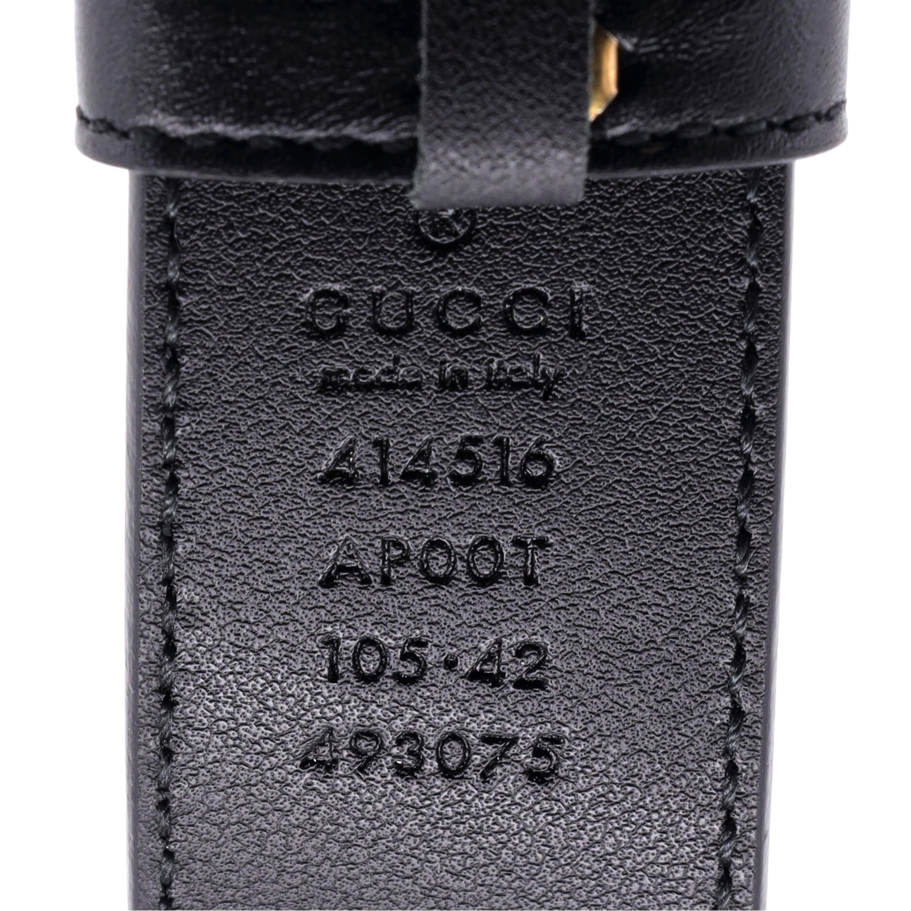 GG Marmont Belt Leather Thin 115