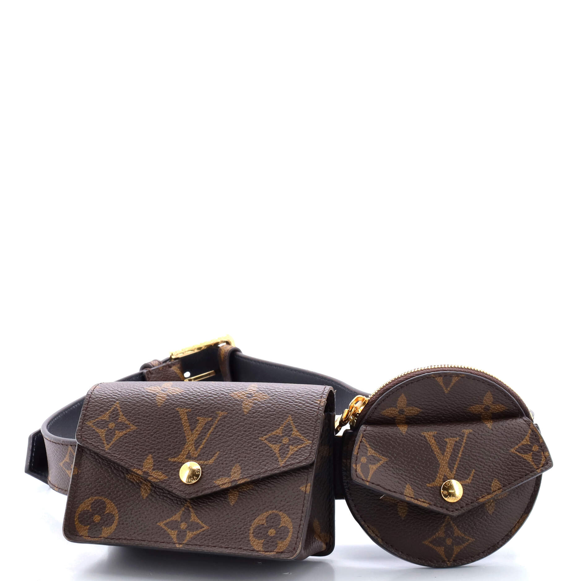Daily Multi Pocket Belt Monogram Canvas Medium 90