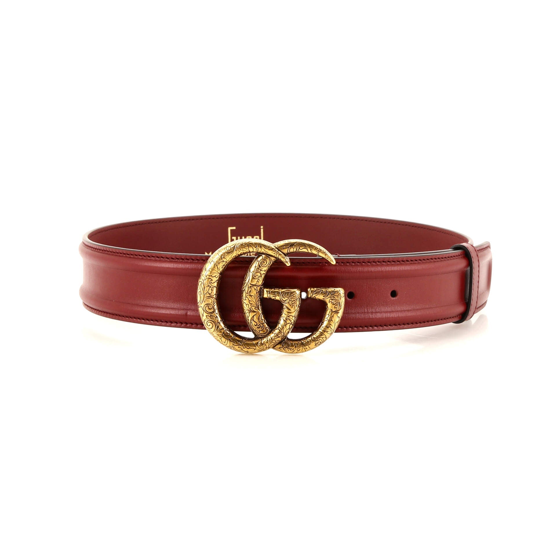 Patterned GG Marmont Belt Leather Wide 75