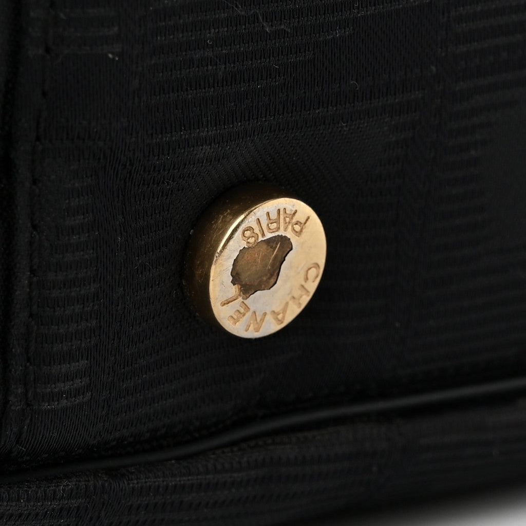 Nylon Large Travel Tote Black