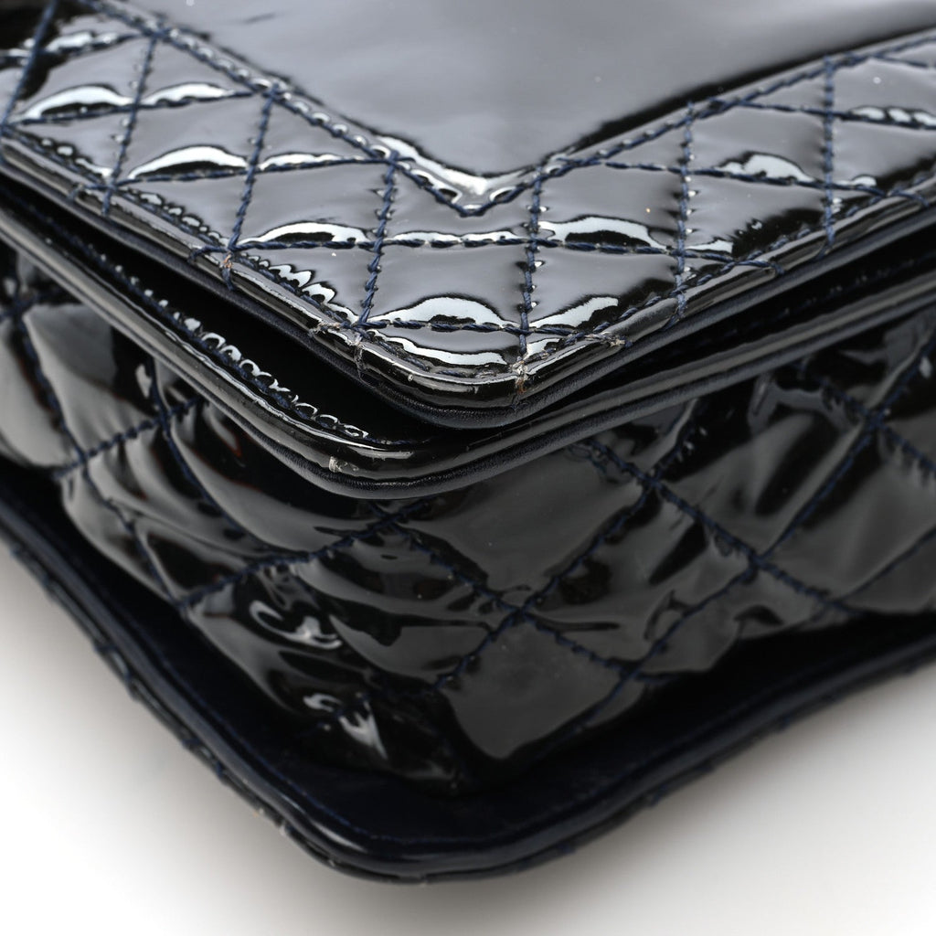 Patent New Medium Boy Reverso Flap Black