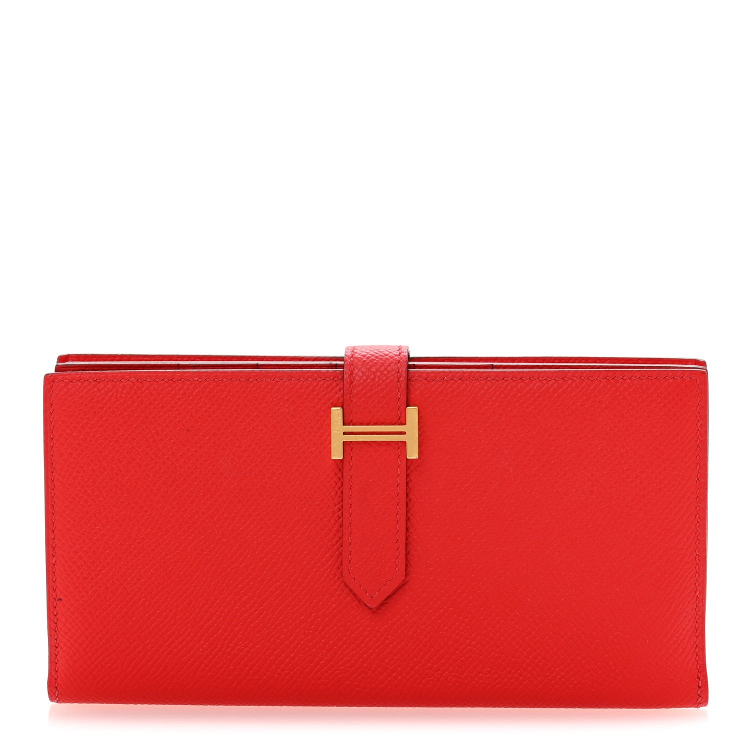 Epsom Bearn Gusset Wallet Rouge Casaque